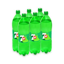 7up cold drink 1 litter, pack of 6