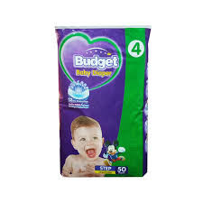 Budget Baby Diapers large. 64 pieces