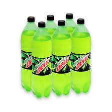 Mountain Dew cold drink 1 litter, Pack of 6